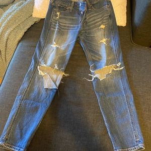Hol lister low rise boyfriend jeans